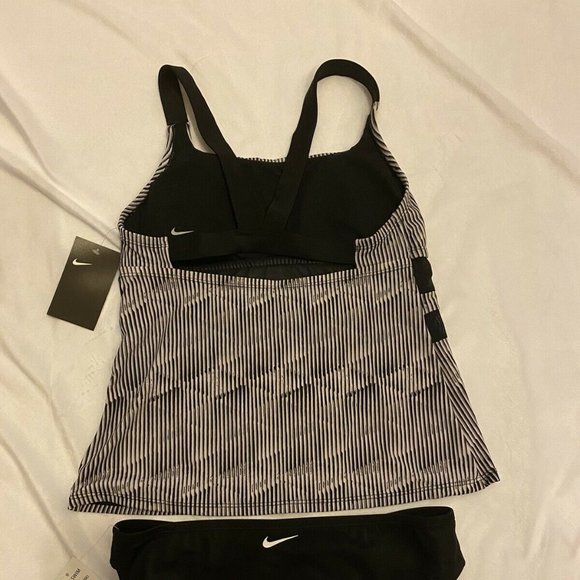 NEW NIKE Swim Tankini 2 Piece Active Swimsuit - Picture 2 of 5